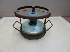 Alter ALG Petroleumkocher Messing mit Metallaufsatz