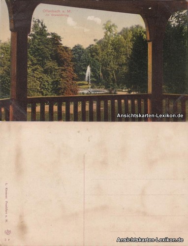Ansichtskarte offenbach - ansichtskarte, (main)