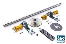 Fahrende Bierkiste Hinterachse 1000 mm Edelstahl 36Z SET PRO / Drift Trike
