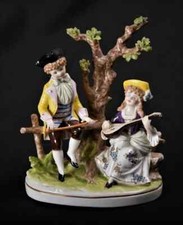 alte Porzellanfigur, Liebes