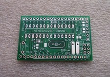 6x Platine für ATMEGA328P-PU