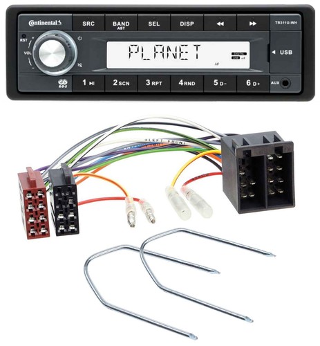 Continental usb mp3 aux 1din - continental,