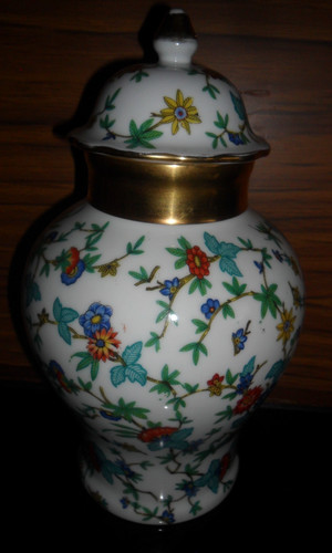Hübsche deckelvase 28 cm - -,