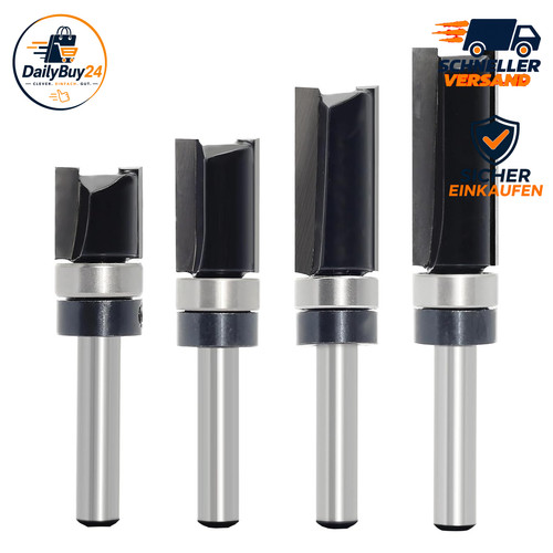 Bündigfräser set 6mm schaft - set,