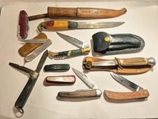 Konvolut 10 Vintage Jagdmesser und Taschenmesser, Selten !!