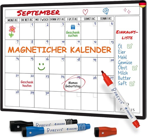 Previs whiteboard monatsplaner - previs,