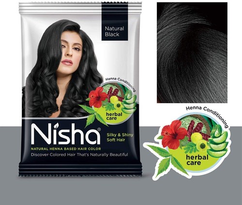 Nisha schwarzes haar - 5,