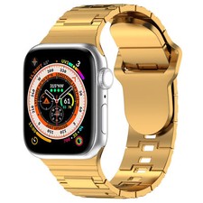 Luxus Silikon Armband für Apple Watch Ultra Series 9 8 7 6 5 4 3 2 38-45mm 49mm