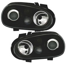 Scheinwerfer Set in Schwarz