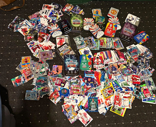 Topps match attax und panini - match,