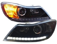 SCHEINWERFER FÜR SKODA OCTAVIA 1Z 09-13 LED TAGFAHRLICHT-OPTIK LINKS RECHTS