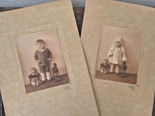 2x altes Kinder Foto mit