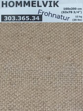 Ikea HOMMELVIK Bezug 160x200 Boxspringbett Risane natur NEU OVP 303.365.34