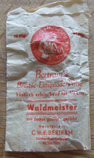 Originaltüte: "Bertram's Brause-Limonade Pulver" mit Waldmeister-Geschmack