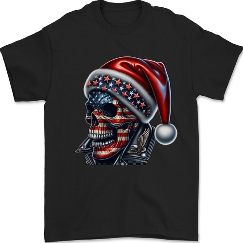 American weihnachten totenkopf - american,