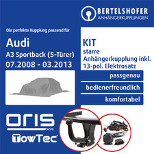 Für AUDI A3 Sportback Typ 8P