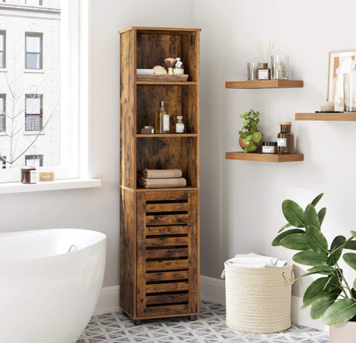 Hoher rustikaler schrank - hoher,