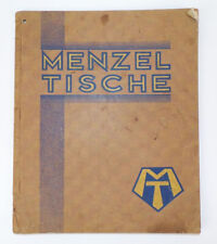 Alter Katalog Dresdner Tischfabrik Hermann Menzel Großröhrsdorf 1931 Tische
