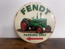 Fendt traktor werbeschild - traktor,