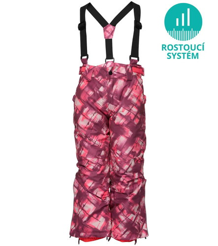 Kinder skihose loap cubor pink - kinder,