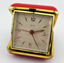 Vintage Reisewecker im Etui -