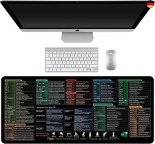 Mauspad XXL, Excel Shortcuts