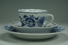 1 bis 6x Hutschenreuther Porzellan Zwiebelmuster Kaffeegedeck VZ 