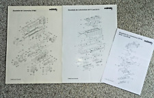 Märklin H0, 37082 + 34171 + 37171 + 29156 + 2915729158 -  3 x Ersatzteillisten
