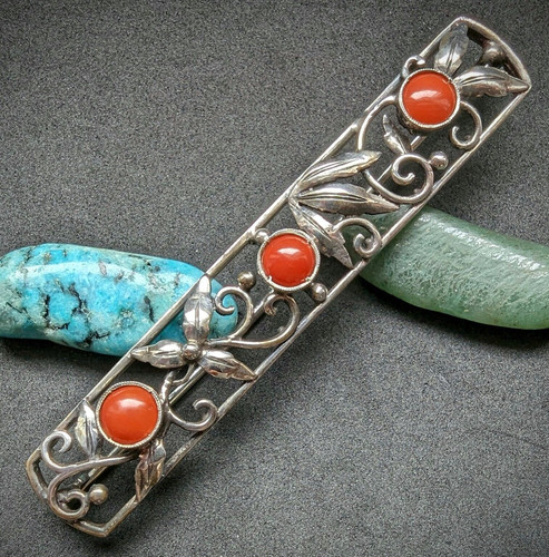 Antike jugendstil brosche min - antike,