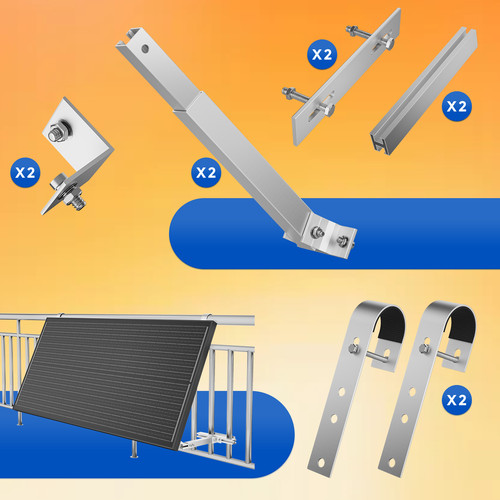 Geländer halterung solarpanel - geländer,