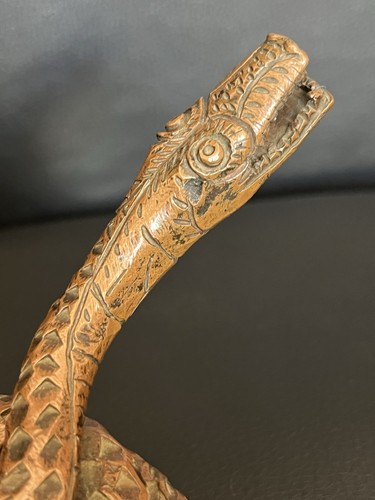 Art deco bronze schlange - art,
