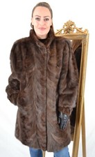 A4376 NERZJACKE NERZ JACKE ECHT PELZ MANTEL PELZJACKE -  REAL MINK FUR JACKET