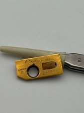 Cartier Feuerzeug Ersatzteile Plakette Oder