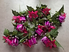 Blumen Pick Weihnachtsstern Kränze Gestecke Deko