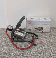 Fußluftpumpe Doppelzylinder, Fuß Luftpumpe, Fußpumpe Fahrrad Auto Hochleistung 