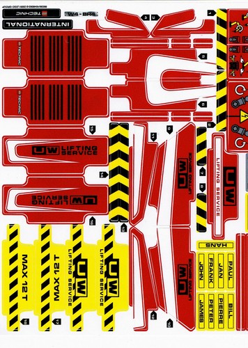 Lego 8258 sticker - 8258,