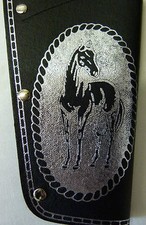 Revolvergürtel Doppelholster schwarz Pistolengürtel Coltgürtel 75 cm 125955113