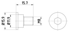 Textar TPM0003 Bolt, Brake