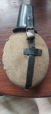 WK2 Wehrmacht Feldflasche mit schwarzen Trinkbecher gest. CFL 41