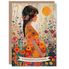 Glückwunschkarte Schwangere