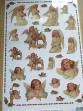 1 A4-Bogen Weihnachtliche Rubbelbilder, vollständig, unbenutzt