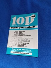 top Schlagertextheft Nr. 74