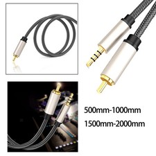 Audio-Video-  Cinch auf 3,5 mm Klinkenstecker auf Stecker Koaxialkabel