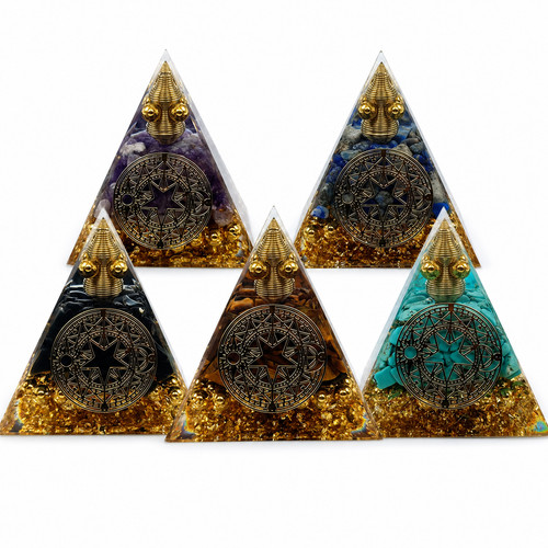 Orgonit pyramide mit - orgonit, 6