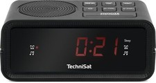 TechniSat DIGICLOCK 2 | kompakter UKW Radio-Wecker, LCD-Display, Batteriebetrieb