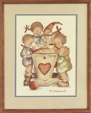 Stickvorlage Hummel-Motiv