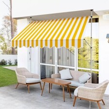 Klemmmarkise Markise Balkonmarkise Balkon Sonnenschutz o. Bohren Fenstermarkise