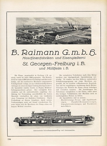 Maschinenfabrik raimann - raimann, st
