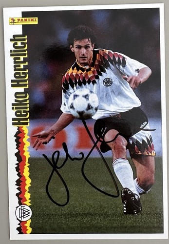 Heiko herrlich autogrammkarte - herrlich,