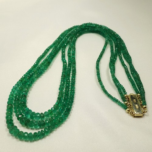Smaragd kette 585 - smaragd,